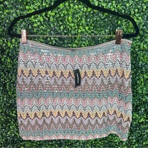 Express sequin skirt‎ nwt